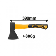 ACHA CON MANGO DE FIBRA DE VIDRIO 