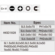 DESTORNILLADORES SET 18Pzs